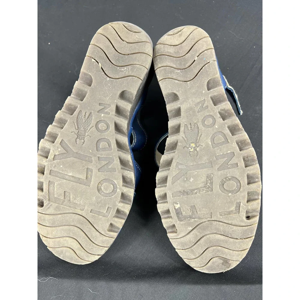 FLY LONDON womens wedge leather gladiator vintage size 35 - Picture 6 of 8